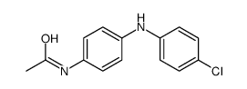 N-[4-(4-chloroanilino)phenyl]acetamide结构式