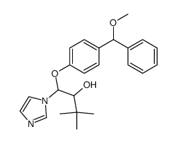 1-imidazol-1-yl-1-[4-(methoxy-phenyl-methyl)-phenoxy]-3,3-dimethyl-butan-2-ol结构式
