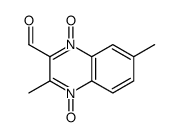 3,7-dimethyl-4-oxido-1-oxoquinoxalin-1-ium-2-carbaldehyde结构式