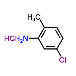 5-chloro-2-methylanilinium chloride Structure