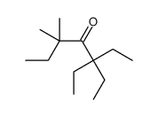 3,3-diethyl-5,5-dimethylheptan-4-one结构式