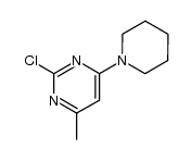 2-chloro-4-methyl-6-piperidinopyrimidine结构式