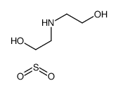 2-(2-hydroxyethylamino)ethanol,sulfur dioxide Structure