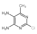 2-氯-6-甲基嘧啶-4,5-二胺结构式