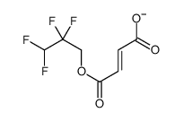 4-oxo-4-(2,2,3,3-tetrafluoropropoxy)but-2-enoate结构式