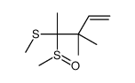 3,3-dimethyl-4-methylsulfanyl-4-methylsulfinylpent-1-ene结构式