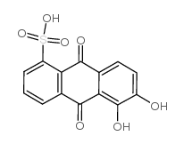 茜素-5-磺酸(含单钾盐)结构式