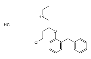 2-(2-benzylphenoxy)-4-chloro-N-ethylbutan-1-amine,hydrochloride结构式