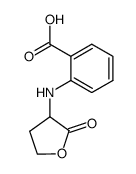 2-<(tetrahidro-2-oxo-3-furanyl)amino>benzoic acid结构式