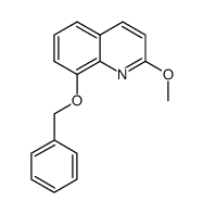 8-(苄氧基)-2-甲氧基喹啉结构式