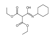 diethyl 2-(cyclohexylcarbamoyl)propanedioate Structure