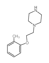 1-(2-邻甲苯氧基乙基)-哌嗪结构式