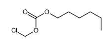 chloromethyl hexyl carbonate Structure