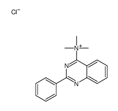 trimethyl-(2-phenylquinazolin-4-yl)azanium,chloride结构式