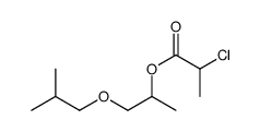1-methyl-2-(2-methylpropoxy)ethyl 2-chloropropionate Structure