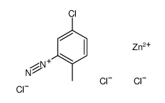 4-chlorotoluene-2-diazonium chloride, compound with zinc chloride Structure