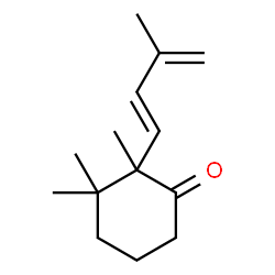 2,3,3-Trimethyl-2-[(E)-3-methyl-1,3-butadien-1-yl]cyclohexanone Structure