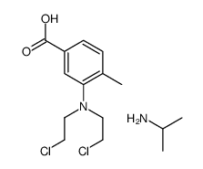 3-[bis(2-chloroethyl)amino]-4-methylbenzoic acid,propan-2-amine Structure