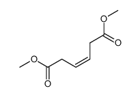 (Z)-3-Hexen-1,6-disaeuredimethylester Structure