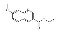 7-甲氧基-3-喹啉羧酸乙酯结构式
