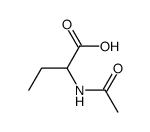 N-乙酰基-DL-2-氨基丁酸结构式