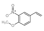 4-ethenyl-1-methoxy-2-nitro-benzene结构式