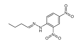 butyraldehyde 2,4-dinitrophenylhydrazone结构式