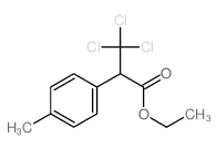 ethyl 3,3,3-trichloro-2-(4-methylphenyl)propanoate结构式