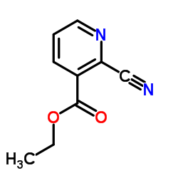 2-氰基烟酸乙酯结构式