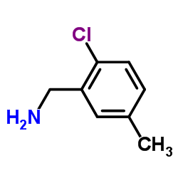 (2-氯-5-甲基苯基)甲胺结构式