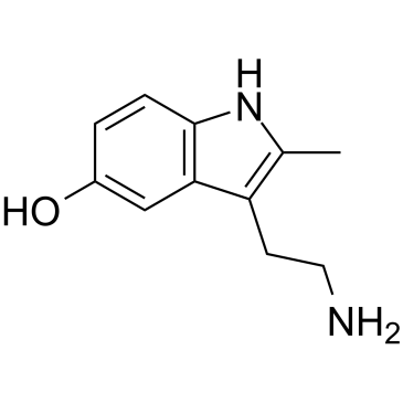 2-甲基-5-羟基色氨酸盐酸结构式