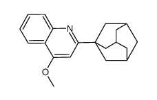 2-(1-Adamantyl)-4-methoxychinolin Structure