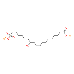 硫酸化蓖麻油结构式