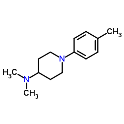 Piperidine, 4-dimethylamino-1-p-tolyl- (4CI) structure