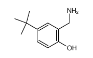2-aminomethyl-4-tert-butyl-phenol Structure