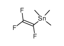 (trifluoro ethylenyl) trimethyl stannane Structure