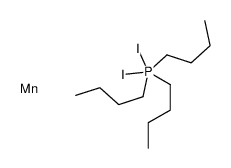 manganese,tributyl(diiodo)-λ5-phosphane Structure