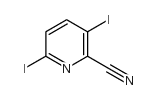 3,6-diiodopyridine-2-carbonitrile Structure