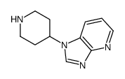 1-(哌啶-4-基)-1H-咪唑并[4,5-b]吡啶结构式