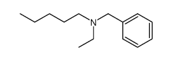 ethyl-benzyl-pentyl-amine结构式