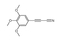 3-(3,4,5-trimethoxyphenyl)propynenitrile Structure