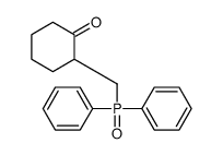 2-(diphenylphosphorylmethyl)cyclohexan-1-one Structure