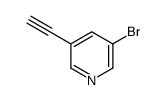 3-Bromo-5-ethynylpyridine结构式