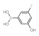 3-氟-5-羟基苯基硼酸结构式