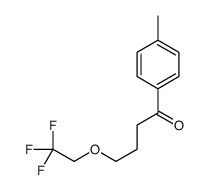 1-(4-methylphenyl)-4-(2,2,2-trifluoroethoxy)butan-1-one结构式