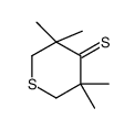 3,3,5,5-tetramethylthiane-4-thione Structure