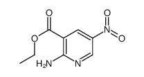 2-氨基-5-硝基烟酸乙酯结构式