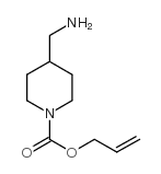 4-氨基甲基-哌啶-1-羧酸 烯丙基酯结构式