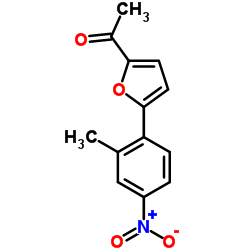 1-[5-(2-METHYL-4-NITRO-PHENYL)-FURAN-2-YL]-ETHANONE Structure