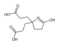 3-[2-(2-carboxyethyl)-5-oxopyrrolidin-2-yl]propanoic acid结构式